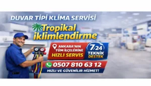 Elmadağ Duvar Tipi Klima Servisi